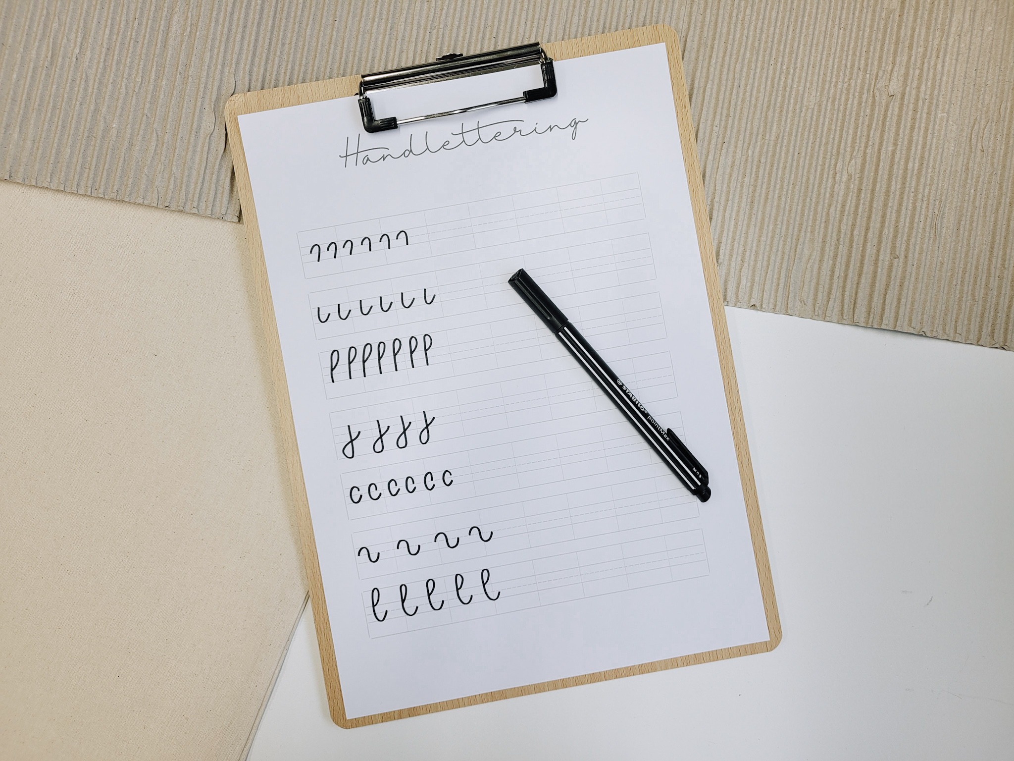 Hand Lettering Basics Class in Potsdam