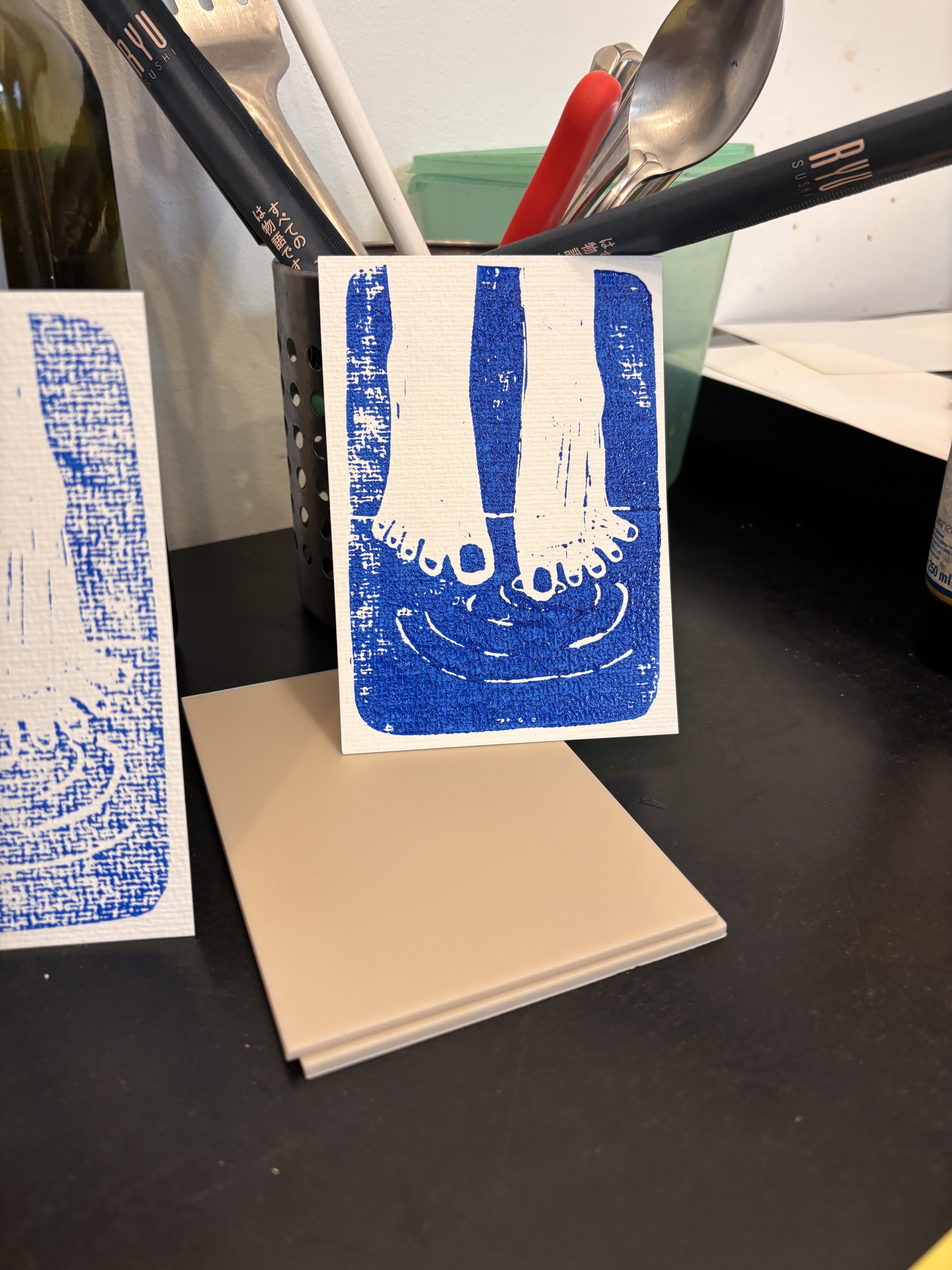 Linoldruck-Kurs inkl. Material & Getränke in Berlin