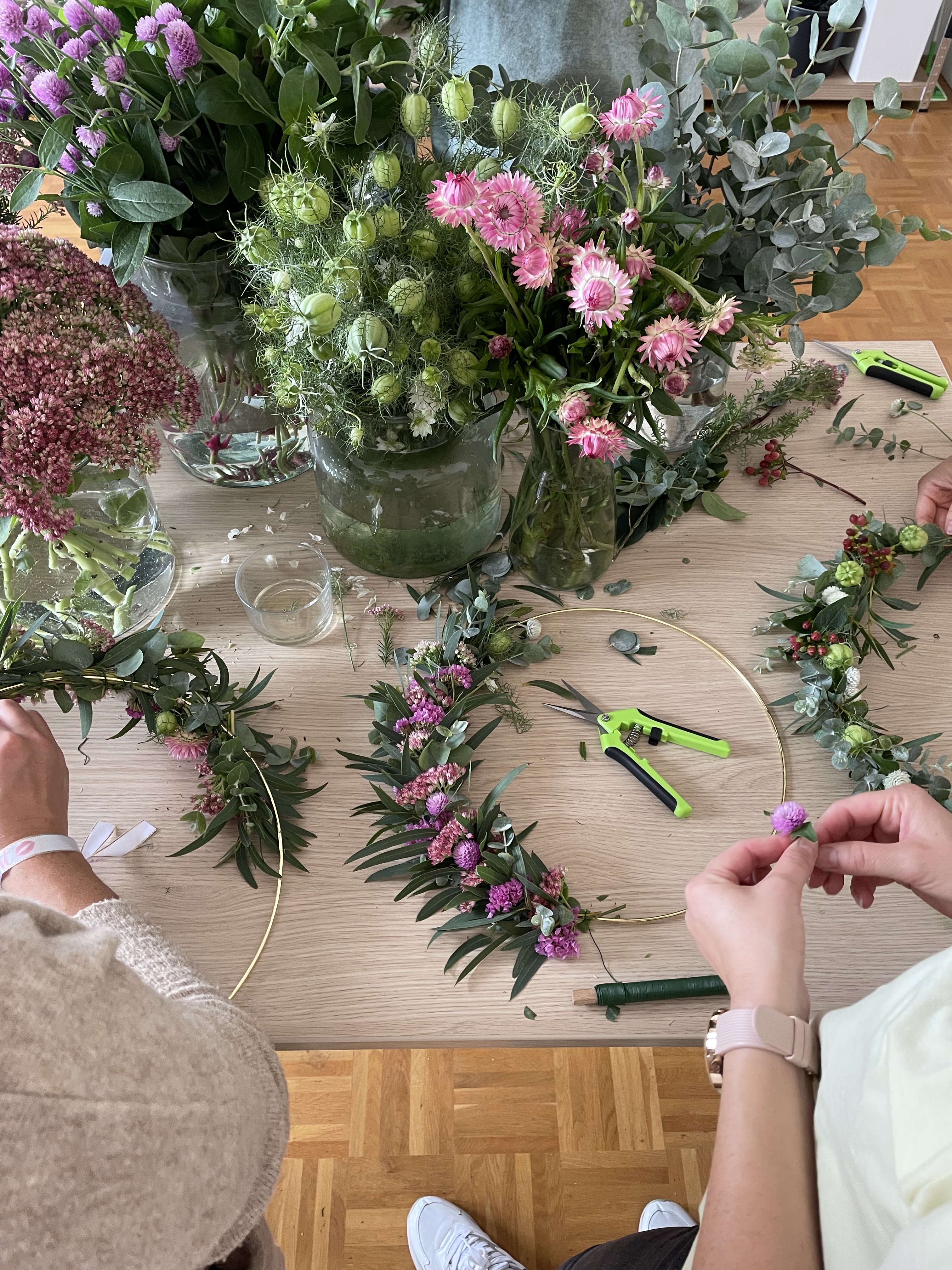Flower Hoop Workshop in Hamburg