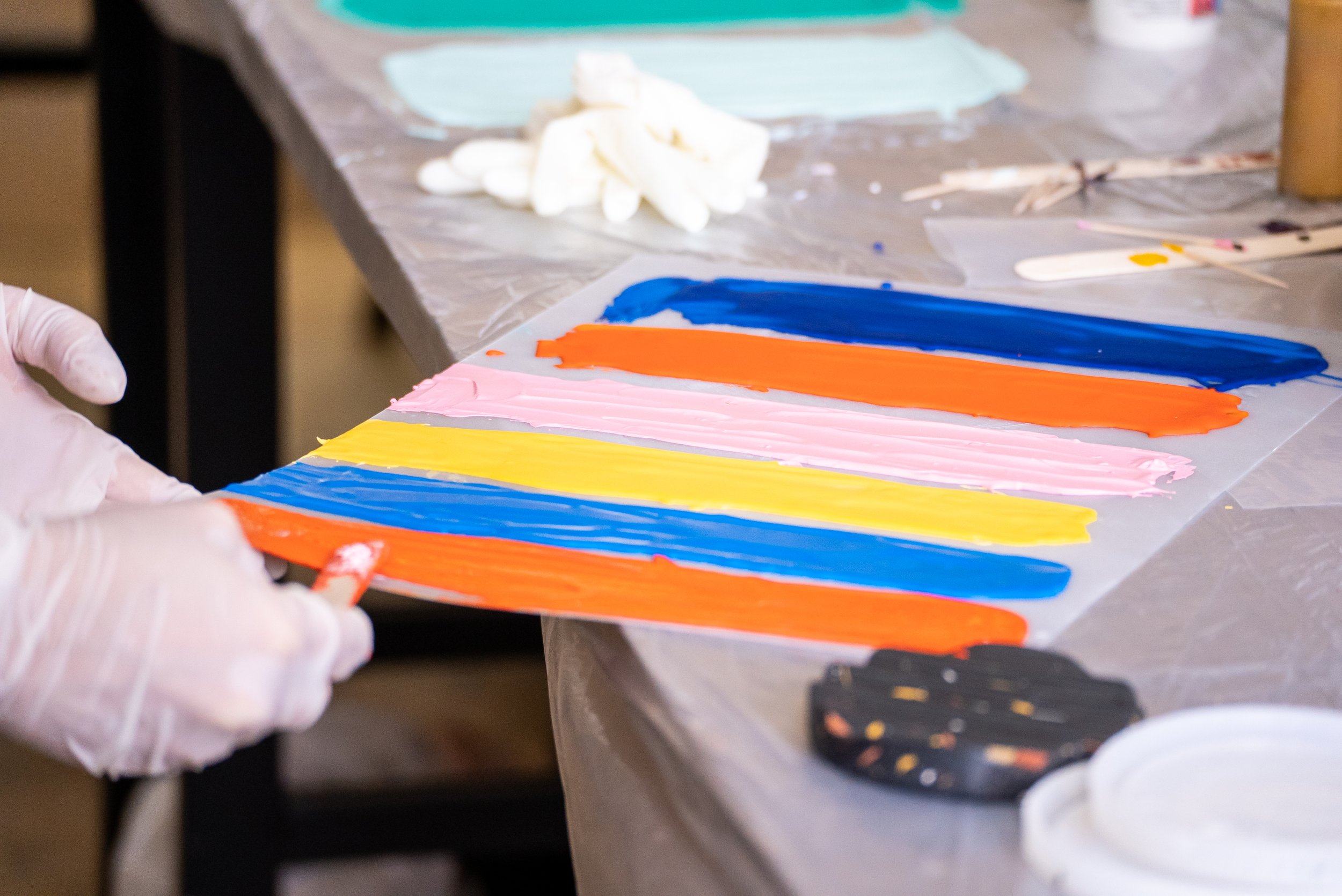 Terrazzo workshop: making your side table | konfetti