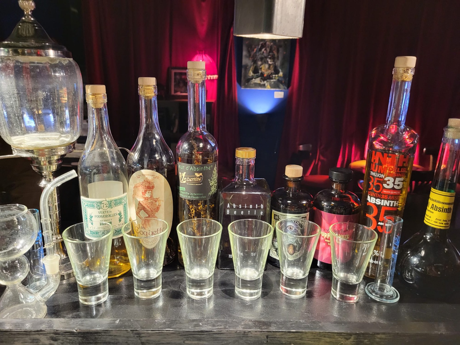Absinth-Verkostung in Berlin-Kreuzberg