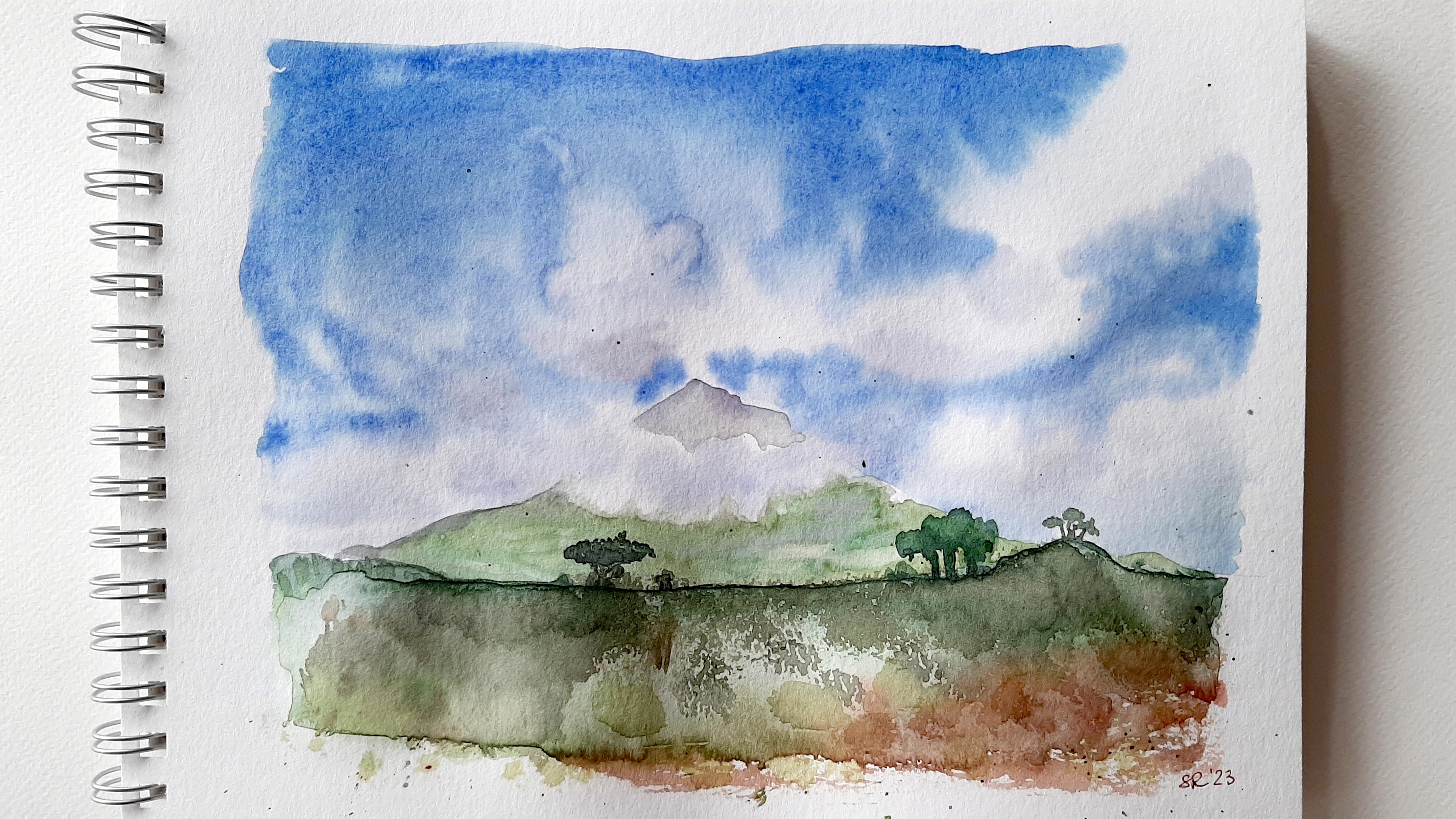 Abstrakte Landschaften – Loose Watercolour in Köln-Pesch