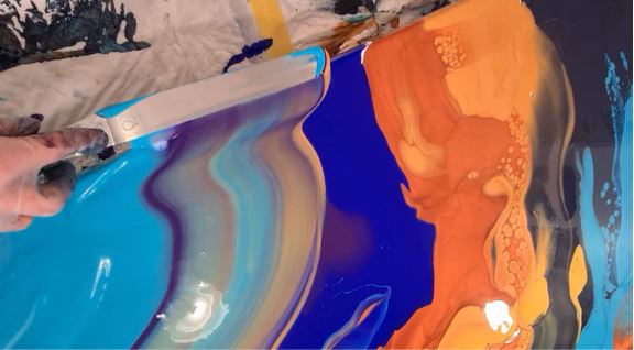 Acrylic Pouring Level 2 – Swipe-Techniken in Berlin